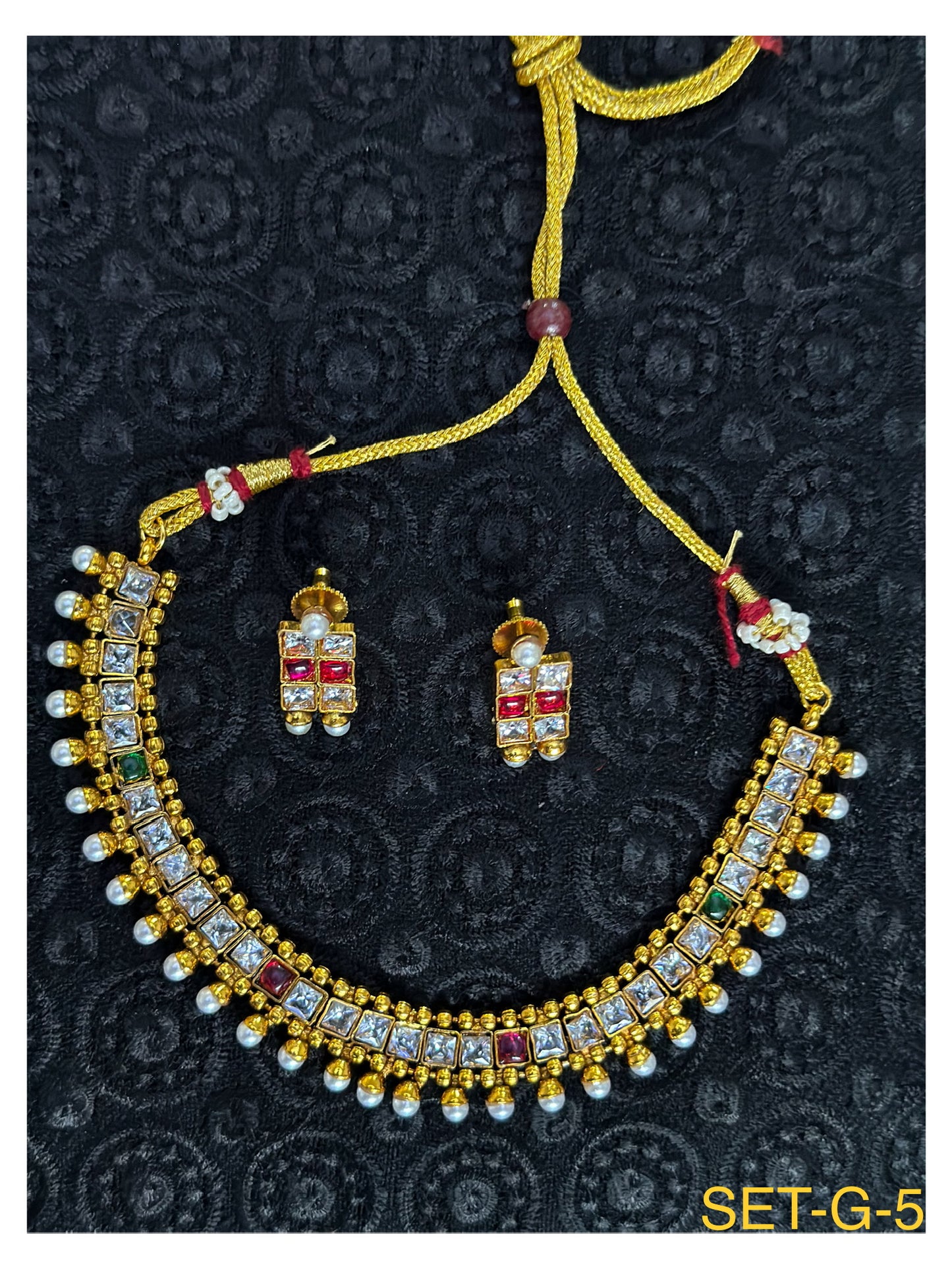 Indian Fashion Necklace with matching earrings