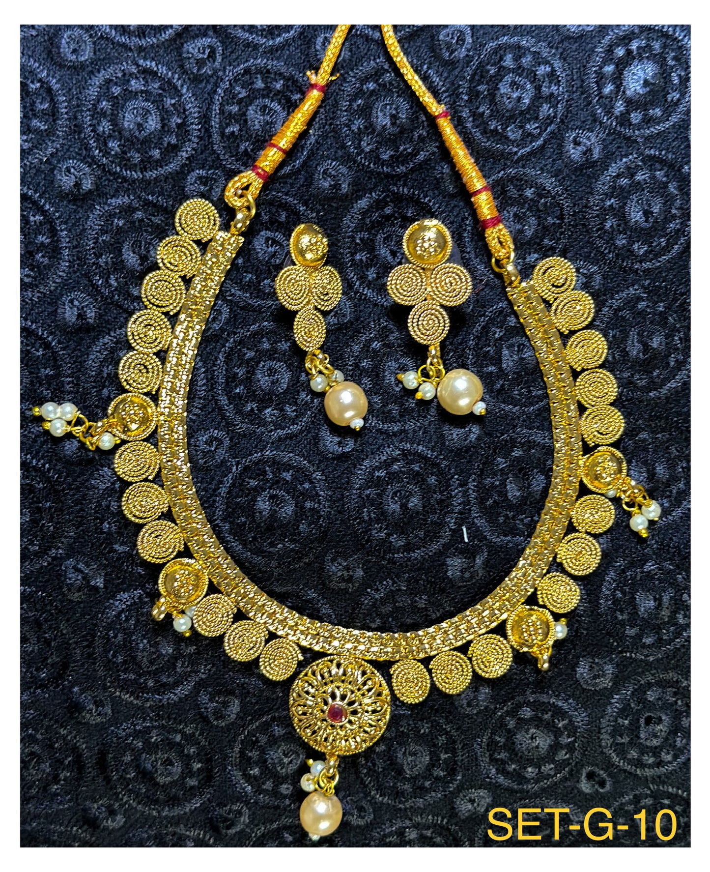 Indian Fashion Necklace with matching earrings