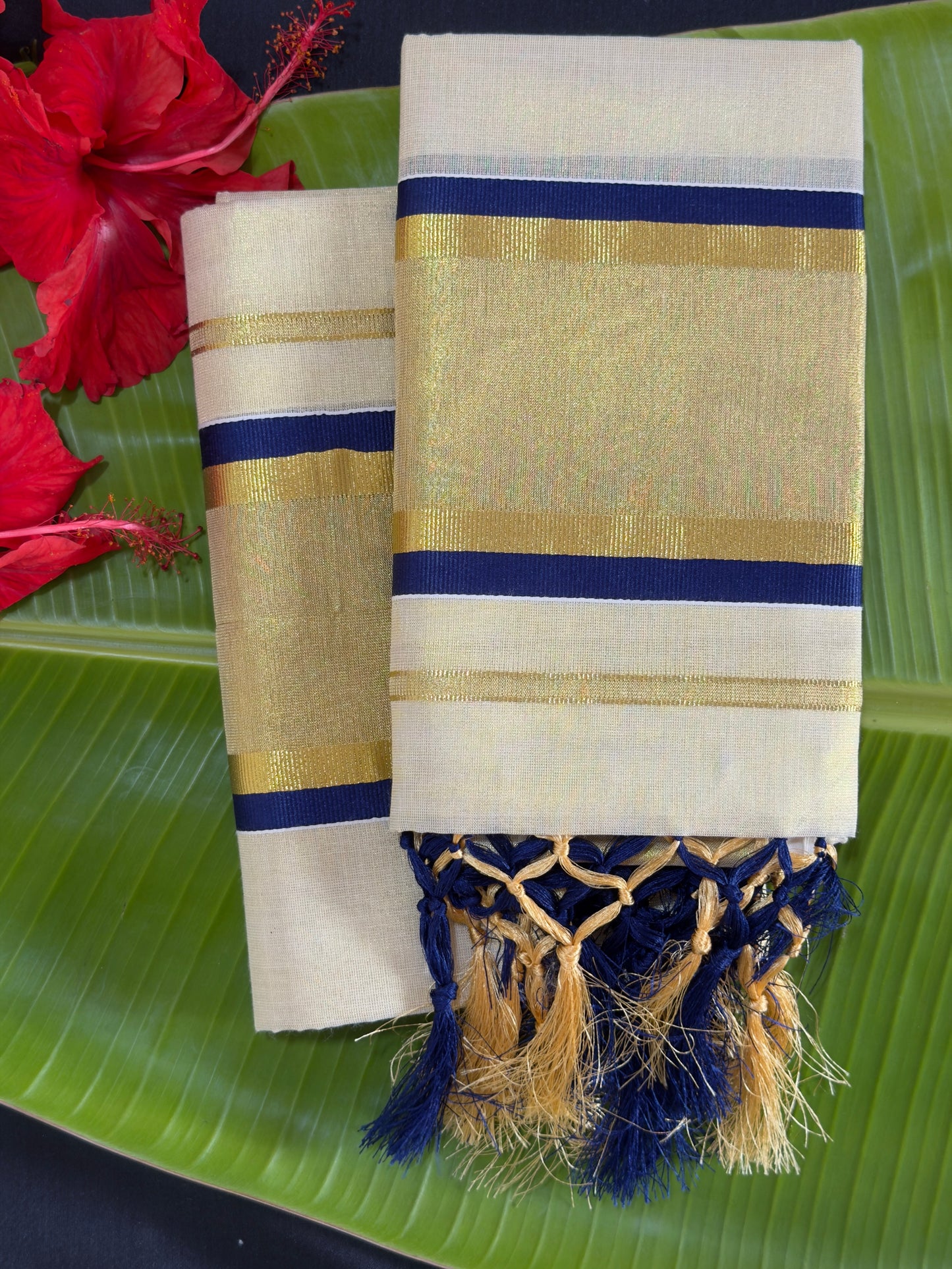 Premium Kerala tissue set mundu (SM-261)