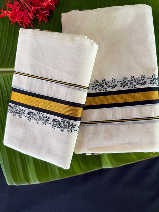 Premium Kerala cotton set mundu (SM-262)