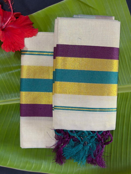 Premium Kerala tissueset mundu (SM-264)