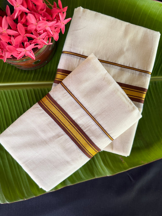 Premium Kerala cotton set mundu (SM-270)