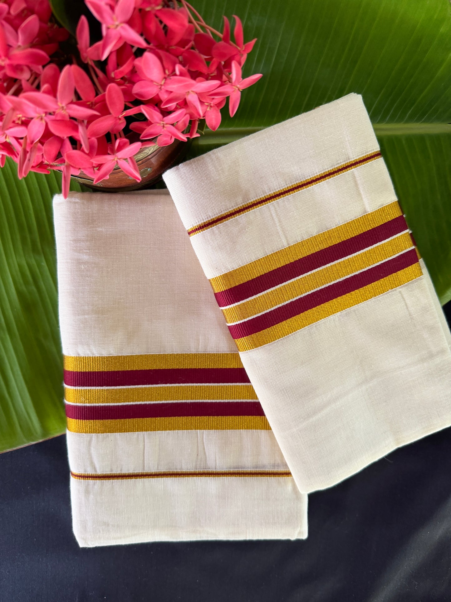 Premium Kerala cotton set mundu (SM-272)