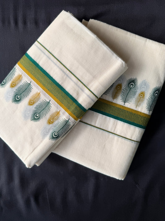 Premium Cotton set mundu(SM-277)