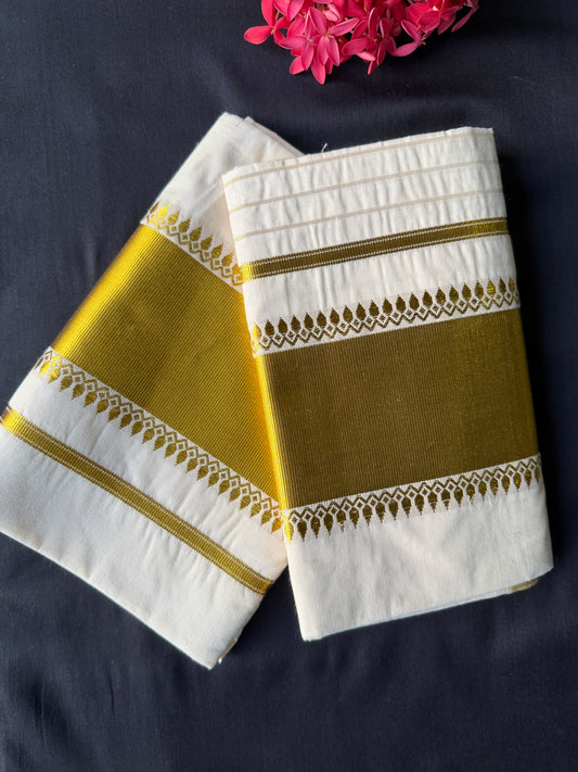 Premium Kerala tissue set mundu (SM-285)