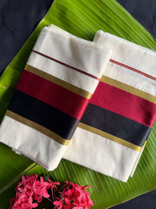 Premium Kerala cotton set mundu (SM-288)